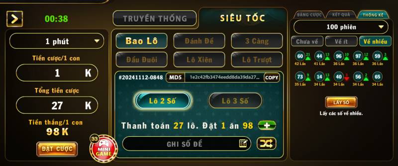 Chọn Thời Gian Chơi Và Cách Đặt Cược