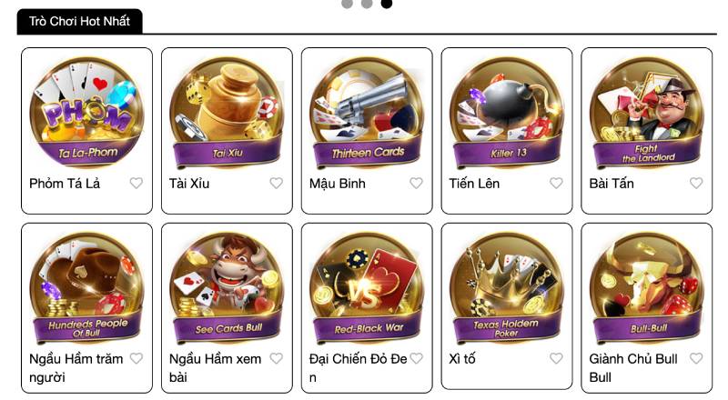 Game bài tại 789bet là gì và có những lựa chọn nào?